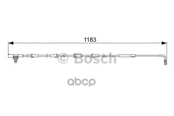 Датчик износа торм.колод. 1987473031 Bosch арт. 1987473031