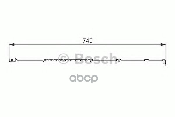ДАТЧИК ИЗНОСА ДИСК.КОЛОДКИ Bosch арт. 1987474587