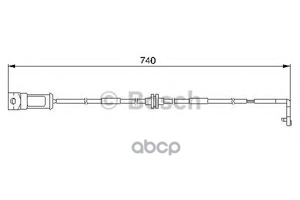 Датчик Износа Тормозных Колодок Bosch арт. 1987474934