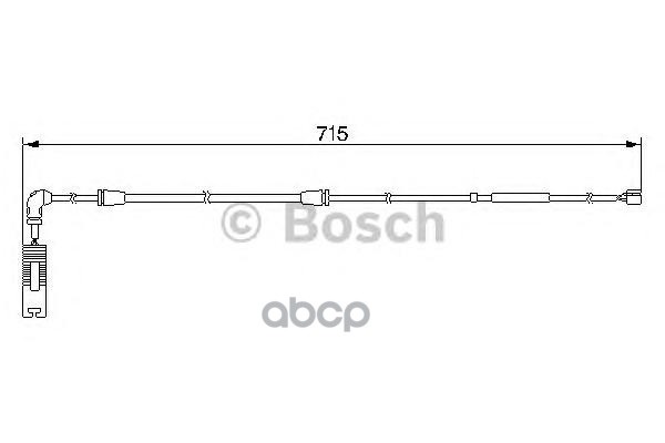 Датчик износа тормозных колодок Bosch арт. 1987474946