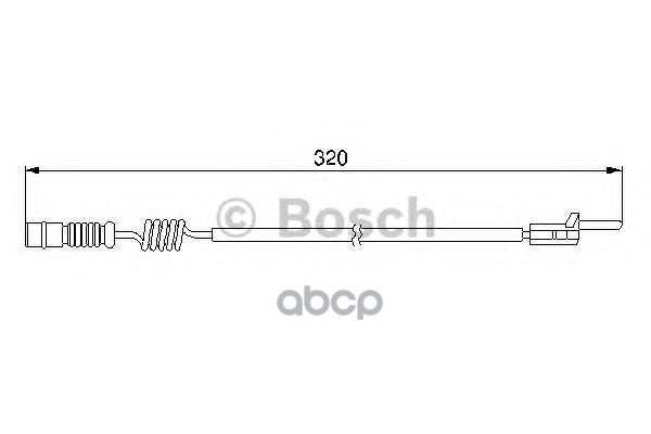 Датчик Износа Тормозных Колодок Bosch арт. 1987474964