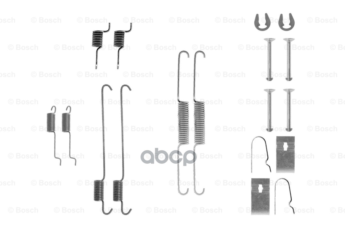 Комплект монтажный барабанных тормозных колодок Bosch арт. 1987475290