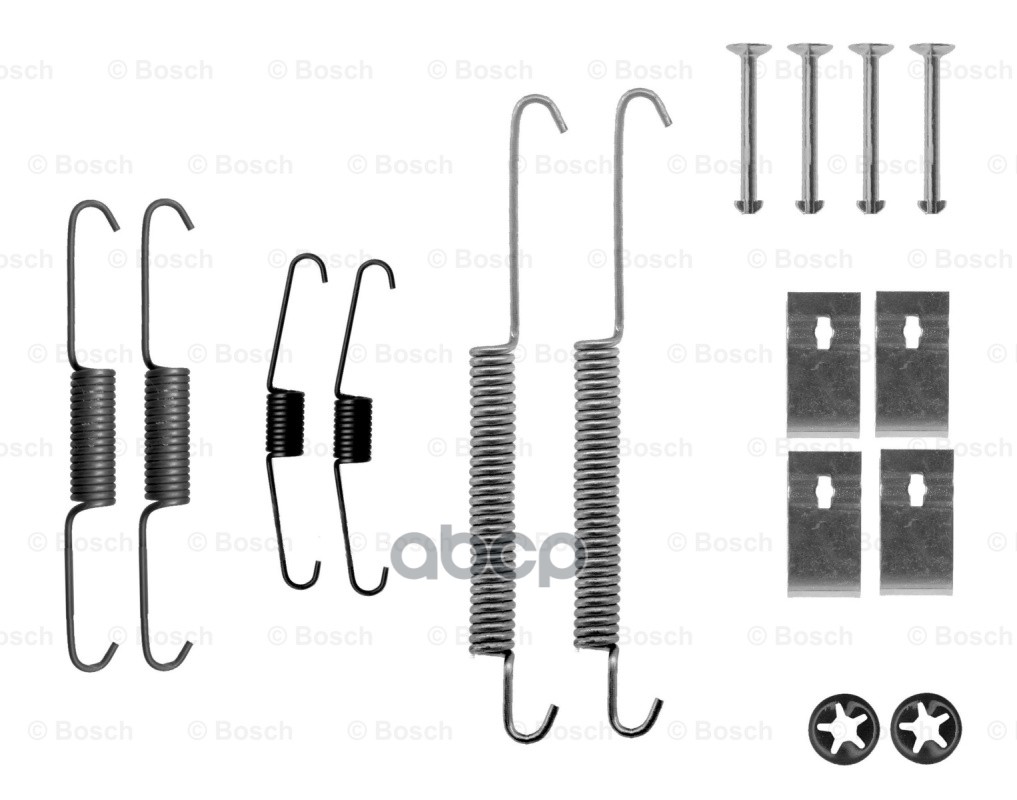 Комплект монтажный барабанных тормозных колодок Bosch арт. 1987475307