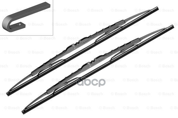 Щетка стеклоочистителя 530 мм каркасная комплект 2 шт BOSCH ECO 3 397 005 162 Bosch арт. 3 397 005 162