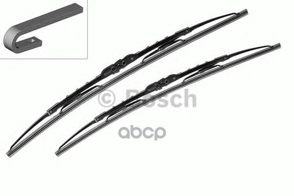 Щетка стеклоочистителя 650/550 мм каркасная комплект 2 шт BOSCH Twin 3 397 010 302 Bosch арт. 3 397 010 302