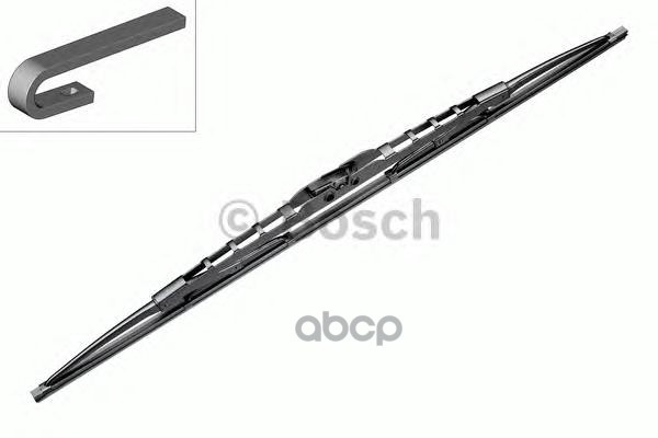 Щетка стеклоочистителя каркасная Twin HCV 400мм крепление Side Pin, Hook Bosch арт. 3397018140