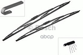 Щетки стеклоочистителя каркасные Twin 600/600мм крепление Hook Bosch арт. 3397118309