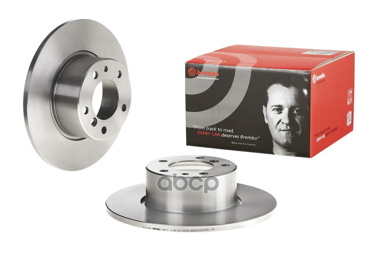 Диск тормозной передн. BMW 5 (E34) 12/87-11/95 / BMW 5 Touring (E34) 11/91-01/97 Brembo арт. 08.5141.20