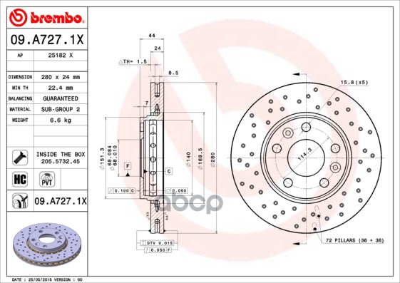 Диск Тормозной Dacia: Duster 10-, Renault: Fluence 10-, Laguna Iii 07-, Laguna Iii Grandtour 07-, Megane Cc 10-, Megane Iii G...