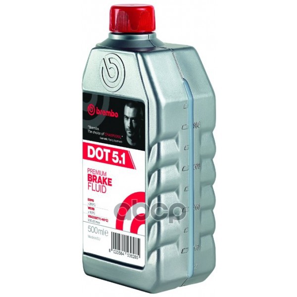 Жидкость тормозная BREMBO DOT 5,1 (0,5L) Класс 5 Brembo арт. L05005