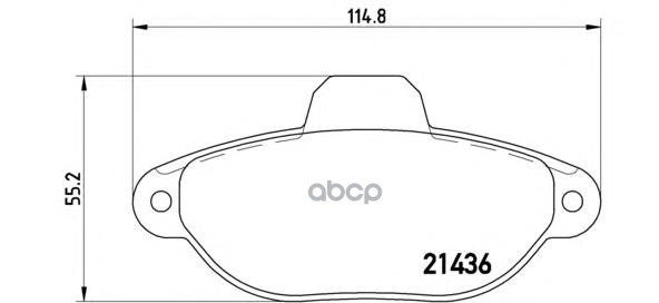 Колодки Тормозные Дисковые Передн, Fiat: 500 1.2/1.2 Lpg 07-, 500 C 1.2 09-, Punto 1.7 D/55 1.1/60 1.2/75 1.2 93-99, Punto 1....