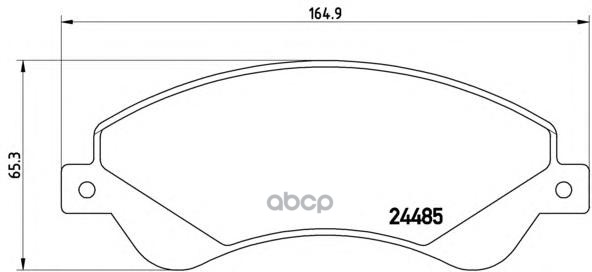 Колодки Тормозные Дисковые Передн, Ford: Transit Tourneo 2.2 Tdci 06-, Transit 2.2 Tdci 06-, Transit 2.2 Tdci 06-, Transit 2....