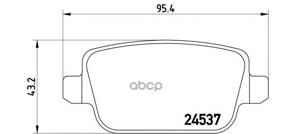 Колодки тормозные P24075 Brembo арт. P24075