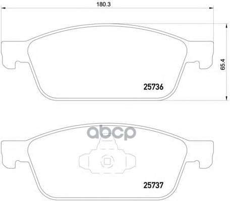 Колодки тормозные P24157 Brembo арт. P24157