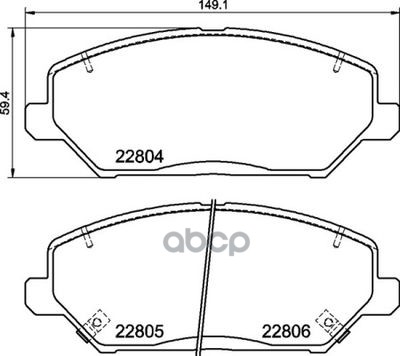 Колодки тормозные дисковые передн. HYUNDAI i30 (PDE  PD  PDEN) 11/16-> / HYUNDAI i30 Estate (PDE) 03 Brembo арт. p30110