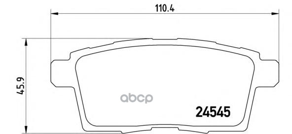 Колодки Тормозные Дисковые Задн, Mazda: Cx-7 2.2 Mzr-Cd/2.3 Mzr Disi Turbo 06-, Cx-9 3.5/3.5 Awd/3.7/3.7 Awd 07-, Mpv Iii 2.3...