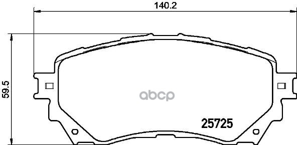 Колодки тормозные дисковые перед Brembo арт. P49048