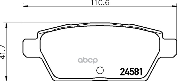 Колодки Тормозные Дисковые Задн, Mazda: 6 02-08, 6 Station Wagon 02-07 Brembo арт. P49051