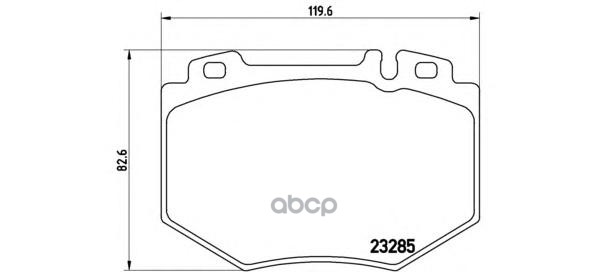 Колодки тормозные P50048 Brembo арт. P50048