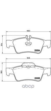 Колодки тормозные P50052 Brembo арт. P50052