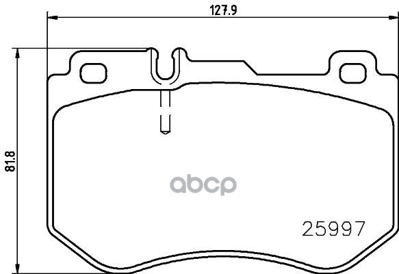 Колодки тормозные дисковые перед Brembo арт. P50123
