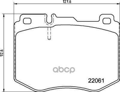 Колодки тормозные Mercedes-Benz C-Class 13-21 / E-Class 16-23 Brembo арт. P50145