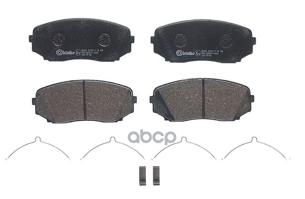 Колодки тормозные дисковые передн. MITSUBISHI ECLIPSE CROSS (GK_) 10/17-> / MITSUBISHI OUTLANDER III Brembo арт. p54060