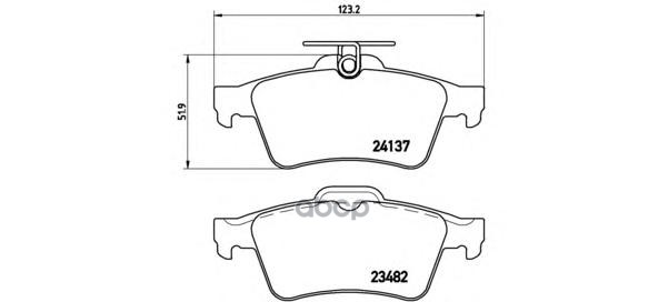 Колодки тормозные P59042 Brembo арт. P59042