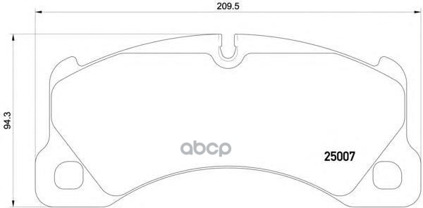Колодки тормозные P65021 Brembo арт. P65021