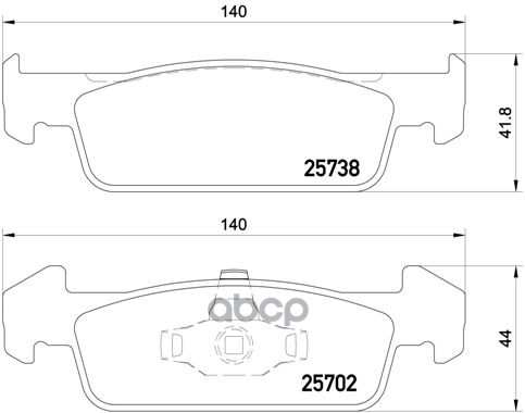 Колодки тормозные P68060 Brembo арт. P68060