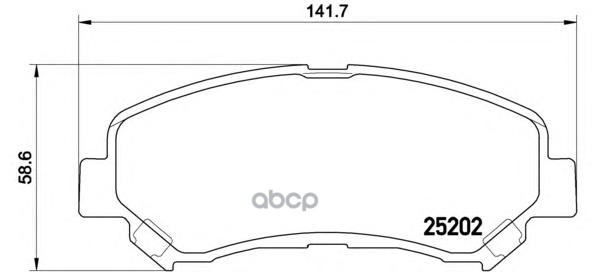 Колодки тормозные P79028 Brembo арт. P79028