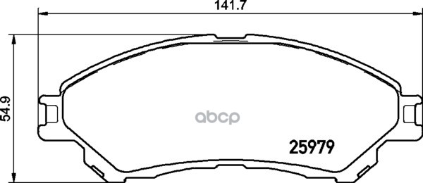 Колодки тормозные P79032 Brembo арт. P79032