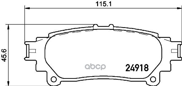 Колодки тормозные P83152 Brembo арт. P83152