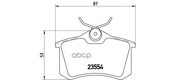 Колодки тормозные P85017 Brembo арт. P85017