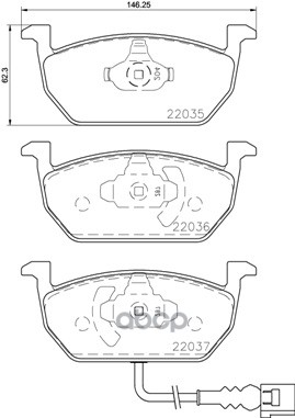 Колодки тормозные P85137 Brembo арт. P85137