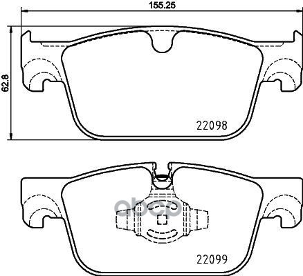 Колодки тормознае дисковые P86028 Brembo арт. P86028