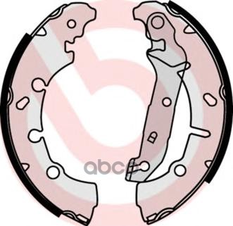 Колодки тормозные барабанные задн. FORD FIESTA IV (JA_  JB_) 08/95-09/02 / FORD FIESTA V (JH_  JD_) Brembo арт. s24532