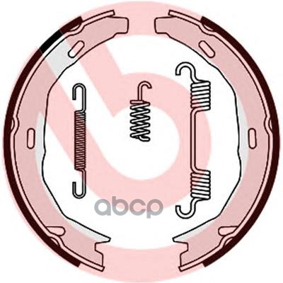 Колодки ручного тормоза MERCEDES-BENZ C-CLASS W204/S204 07-14 Brembo арт. S50522