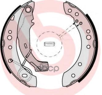 Колодки Тормозные Барабанные  | Перед | Brembo арт. S61526