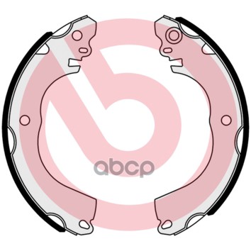 Колодки Тормозные Барабанные | Зад | Brembo арт. S61543