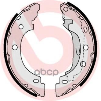 Колодки тормозные барабанные задн. NISSAN KUBISTAR (X76) 08/03-10/09 / NISSAN KUBISTAR Box (X80) 08/ Brembo арт. s68523