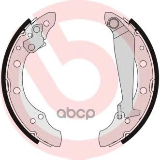 Колодки тормозные барабанные Skoda Rapid 20- / Volkswagen Golf 87-99 Brembo арт. S85511