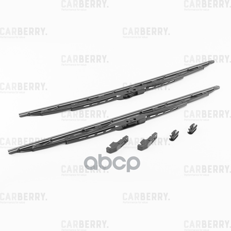 Щетки стеклоочистителя каркасные 500/500мм CARBERRY арт. 26CA101