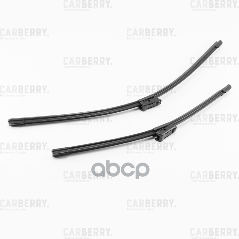 Щетки стеклоочистителя бескаркасные 600/450мм CARBERRY арт. 27CA104