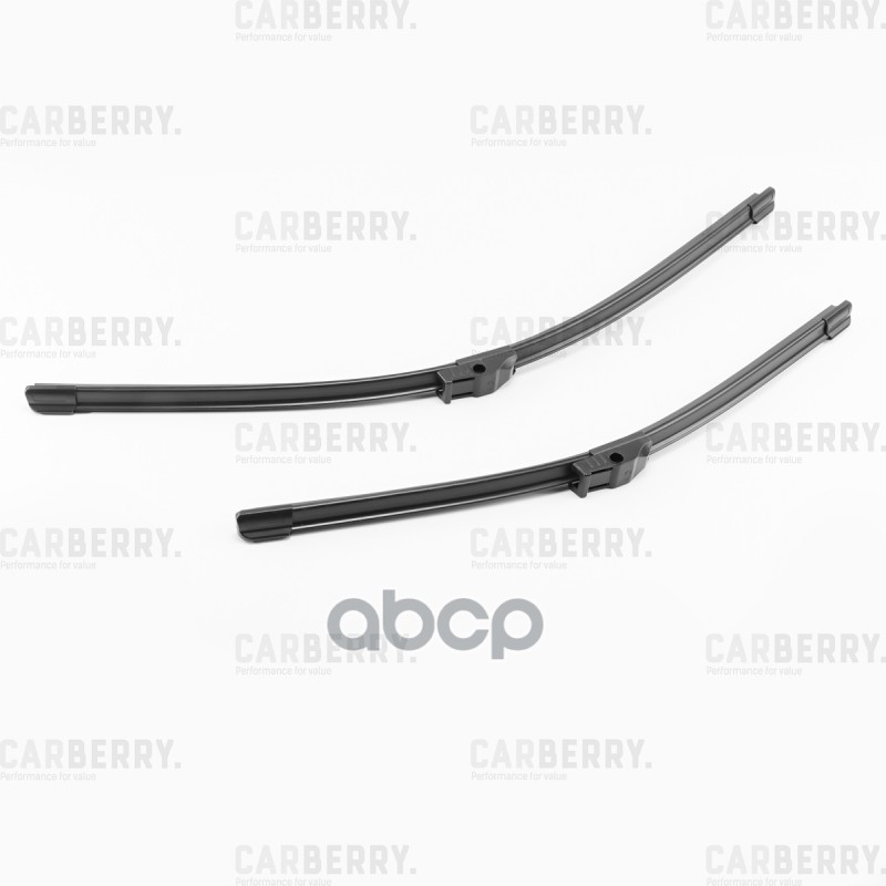 Щетки стеклоочистителя бескаркасные 600/480мм CARBERRY арт. 27CA107