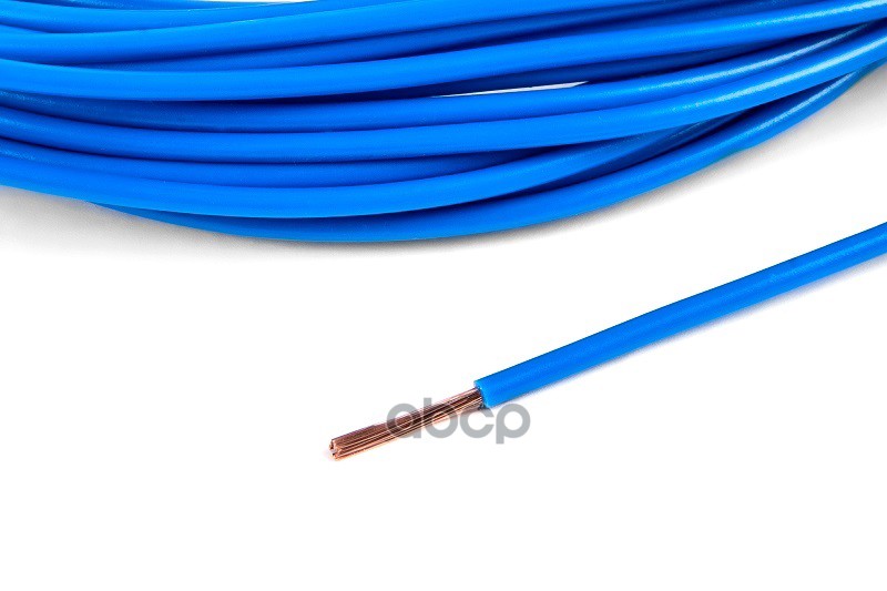 Провод ПВАМ 2,5 кв.мм цвет голубой, длина 5м. CARGEN арт. AX3584