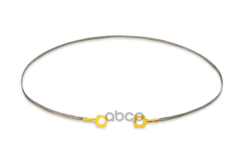 Провод массы / провод заземления медный плетеный 4х5 ПМЛ Т2 500 мм (косичка). CARGEN арт. AX4091