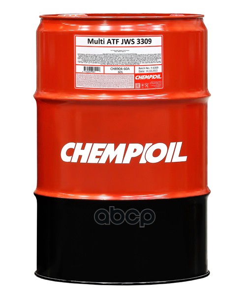 Multi Atf 60Л (Авт. Транс. Синт. Масло) CHEMPIOIL арт. CH890460