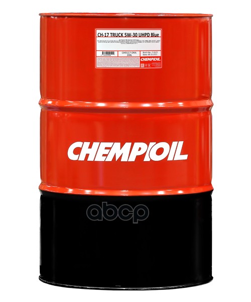 CHEMPIOIL 5W-30 Ch-17 Truck Uhpd Blue Ck-4, E6/ E9 200Л (Синт. Мотор. Масло) Hcv