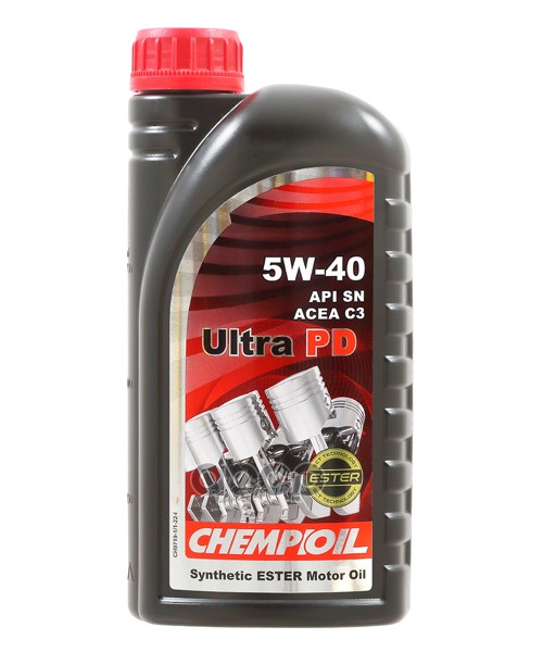 CHEMPIOIL 5W-40 Ultra Pd Api Sn/ Ch-4, C2/ C3 1Л (Синт. Мотор. Масло)